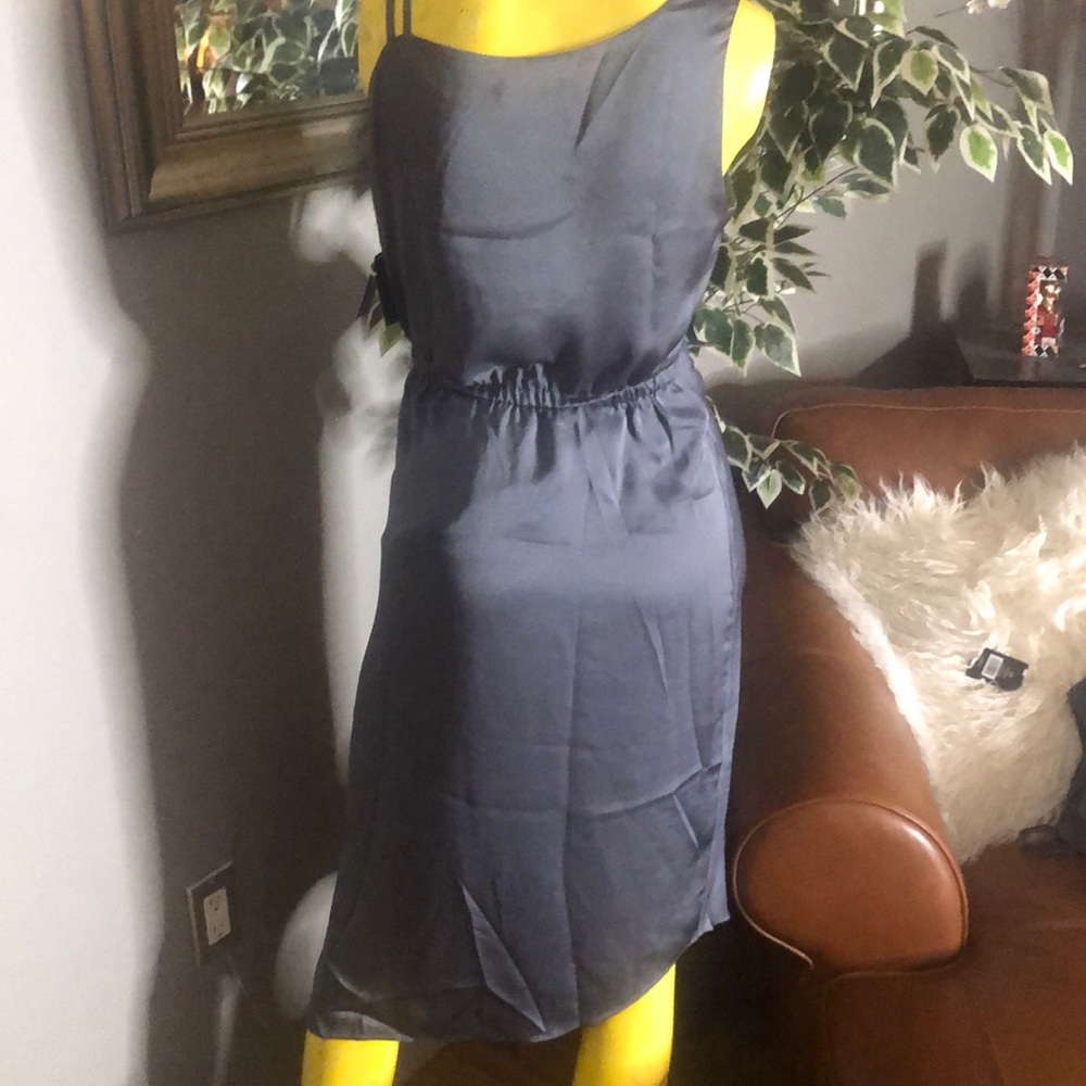 NIC & ZOE MIDI Slip DRESS in Typhoon Pewter - NWT - Picture 4 of 5
